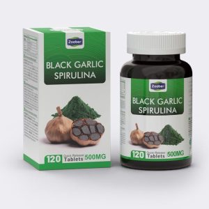 قرص سیر سیاه و اسپیرولینا